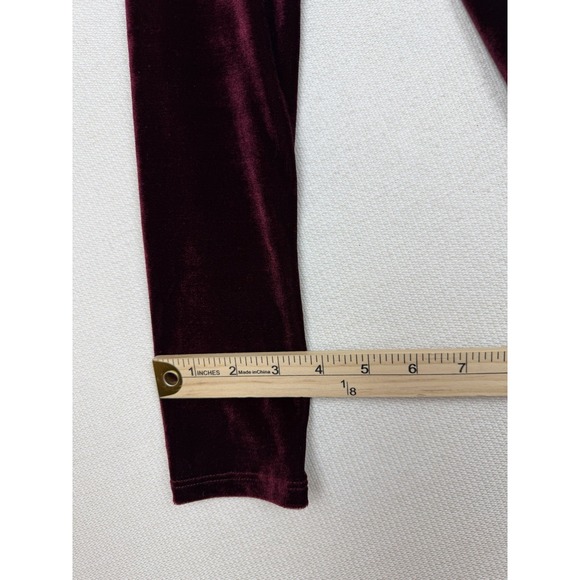 Teenplo USA Velvet Burgundy Womens Cocktail Dress XS Romantic Valentines Party - Picture 8 of 11